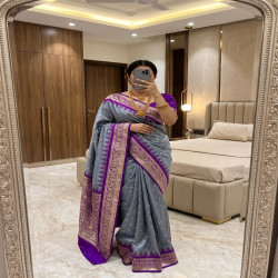 Premium Banarasi Silk Zari Weave Saree